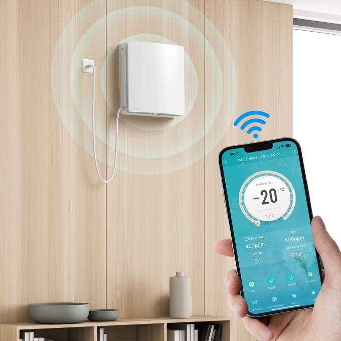 Decentralizirani rekuperator AERIUM FreshPair+ C60P s CO2 senzorom Decentralizirani rekuperator AERIUM FreshPair+ C60P s CO2 senzorom